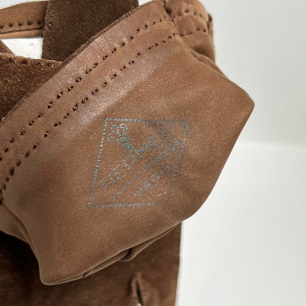 HERMES gloves suede Dark brown Women ‚U 1/2