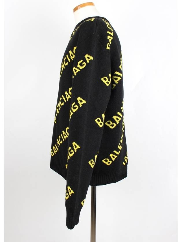 Luxury Balenciaga Trending 2025 Multi logo knit M
