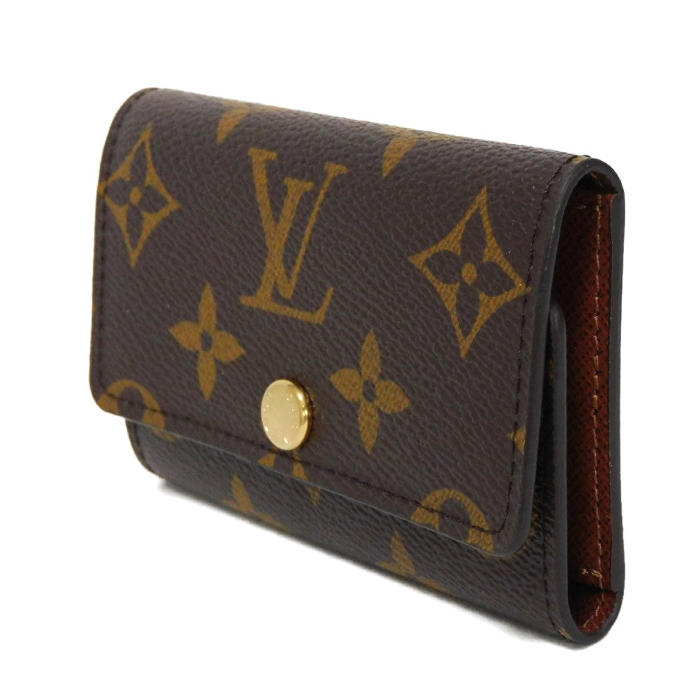 LOUIS VUITTON Key case Key holder  M62630 Monogram canvas x grain leather (embossed) Armagnac Current LV logo flower 6-row brown new RFID IC chip Monogram Multicles 6 unisex(Unisex)