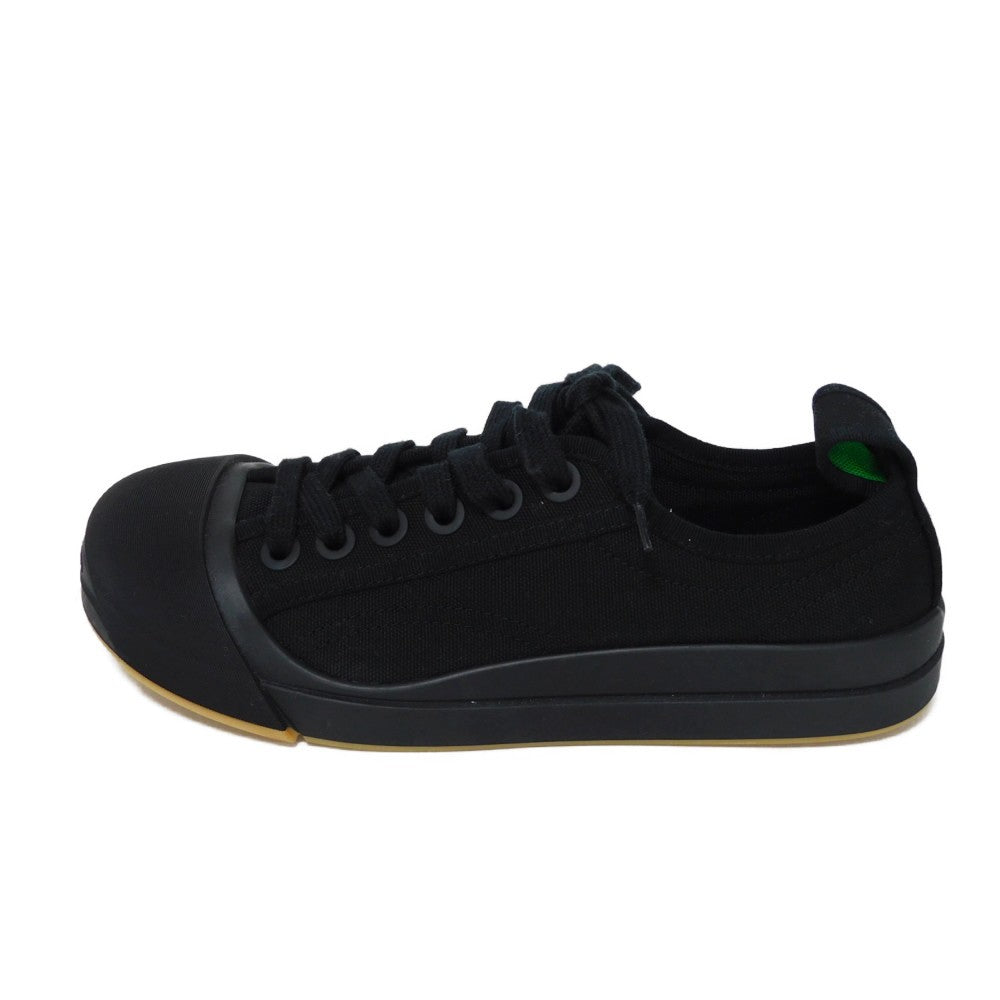BOTTEGAVENETA sneakers 741360 V2R10 1000 Canvas x rubber black Low cut, good condition Vulcan Low Top Women 35 1/2