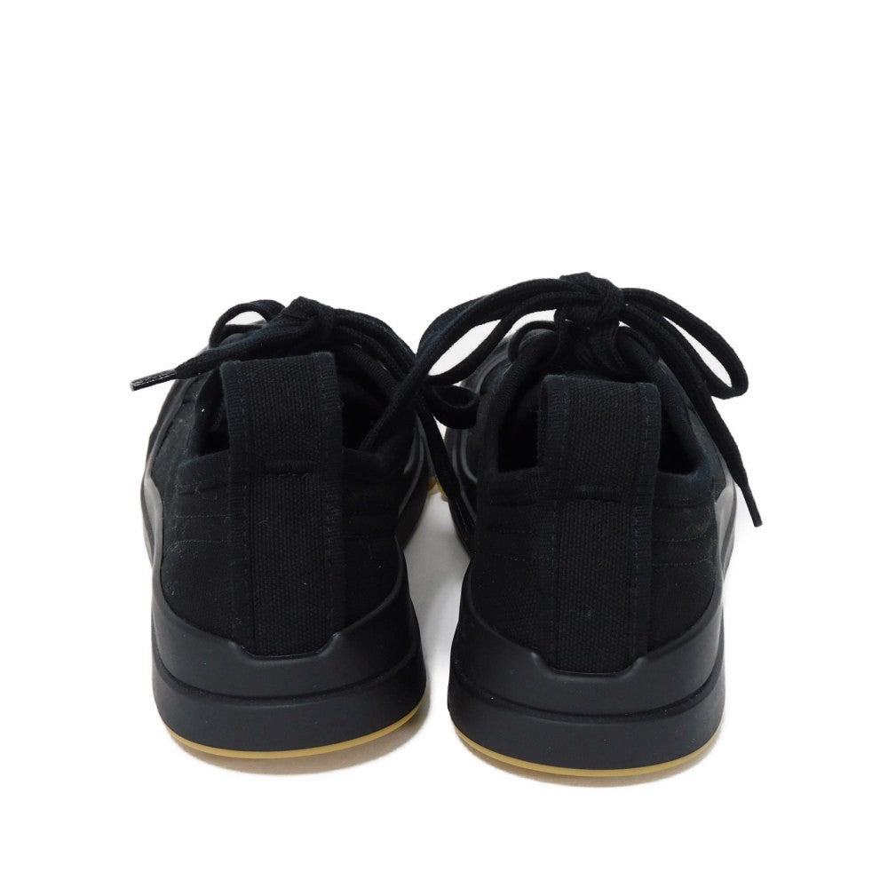 BOTTEGAVENETA sneakers 741360 V2R10 1000 Canvas x rubber black Low cut, good condition Vulcan Low Top Women 35 1/2
