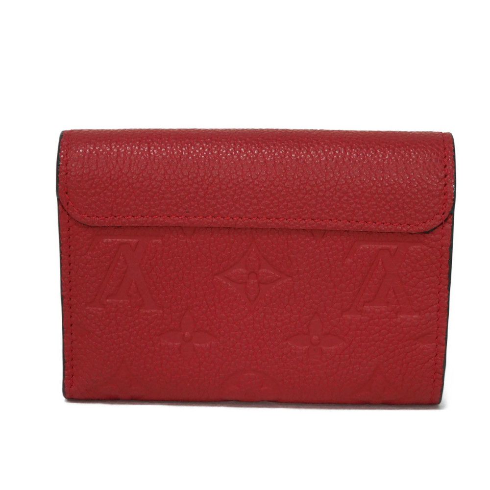 LOUIS VUITTON Tri-fold wallet M62185 Implant leather (monogram embossed) Slys LV logo flower emboss Monogram Unplant Portefeuille Pont Neuf Compact unisex(Unisex)