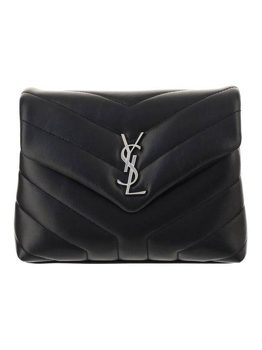 Luxury Saint Laurent Trending 2025 Loulou Toy Leather Small Shoulder Bag Black
