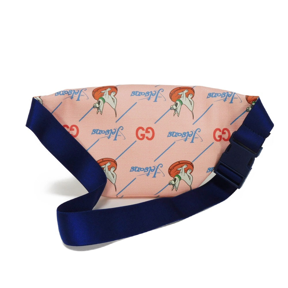 GUCCI Sling bag 502095 FACAK 4957 PVC canvas pink Space Family Astro Dog GG Good Condition Chilled license The Jetsons Waist Pouch Kids