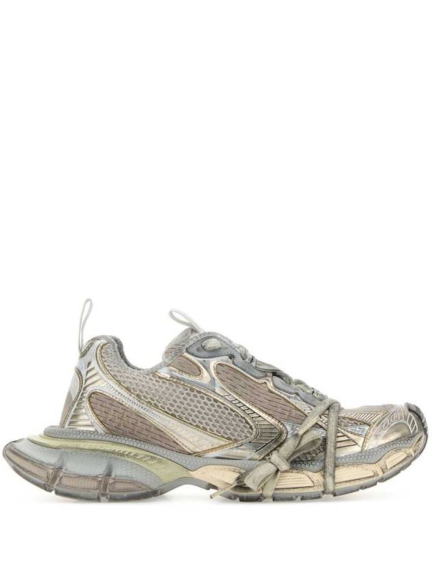 Luxury Balenciaga Trending 2025 3XL Mesh Panel Low Top Sneakers Grey