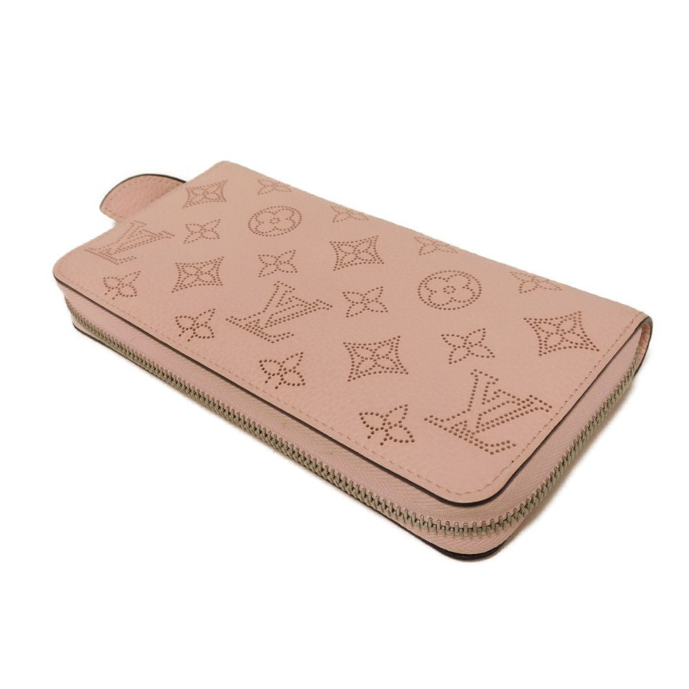 LOUIS VUITTON Long Wallet Purse M82755 Mahina leather (stamped) rose jasmine Current Perforation Pink RFID Monogram Mahina Zippy wallet Women