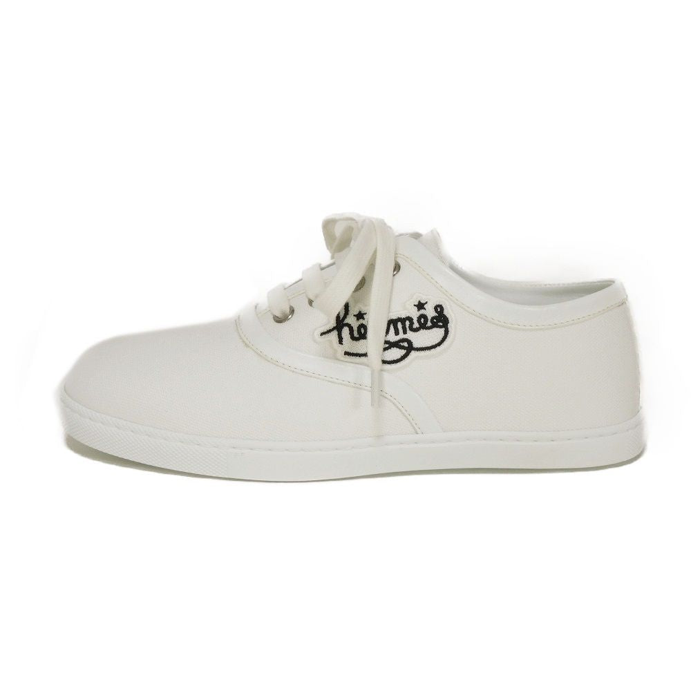 HERMES sneakers cotton white Wappen Innocent 35 5