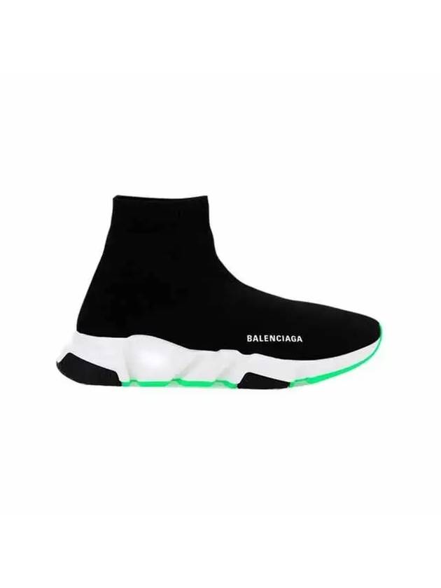 Luxury Balenciaga Trending 2025 Speed Runner High Top Sneakers Black Green