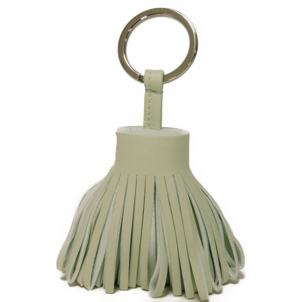 HERMES key ring Anyo Miro Veil Fizz Pastel Light Green Charm Keyring Unused logo ring Carmen Women