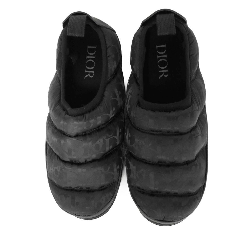 Dior Slip-on 3SA089ZHN_H969 Nylon black Oblique Quilting Snow Slippers 40