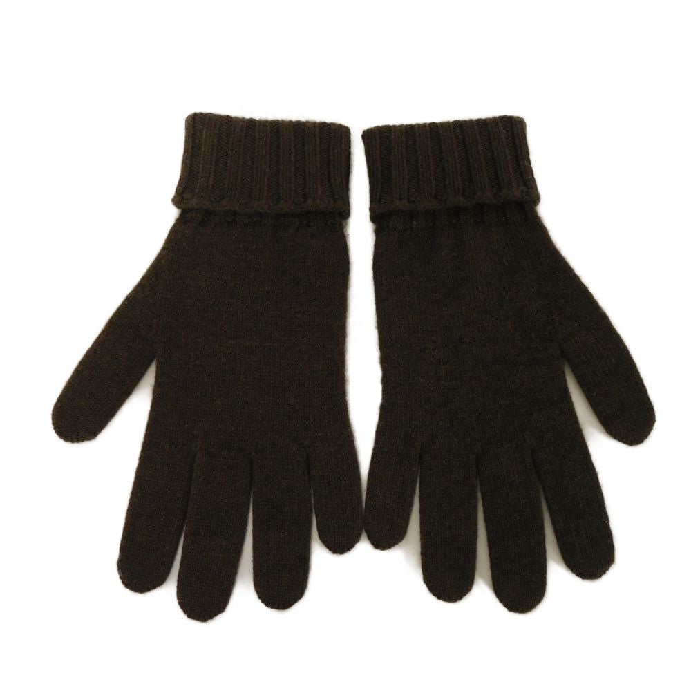 GUCCI gloves 813136 4GABX 2579 cashmere light brown Double G GG jacquard gloves
