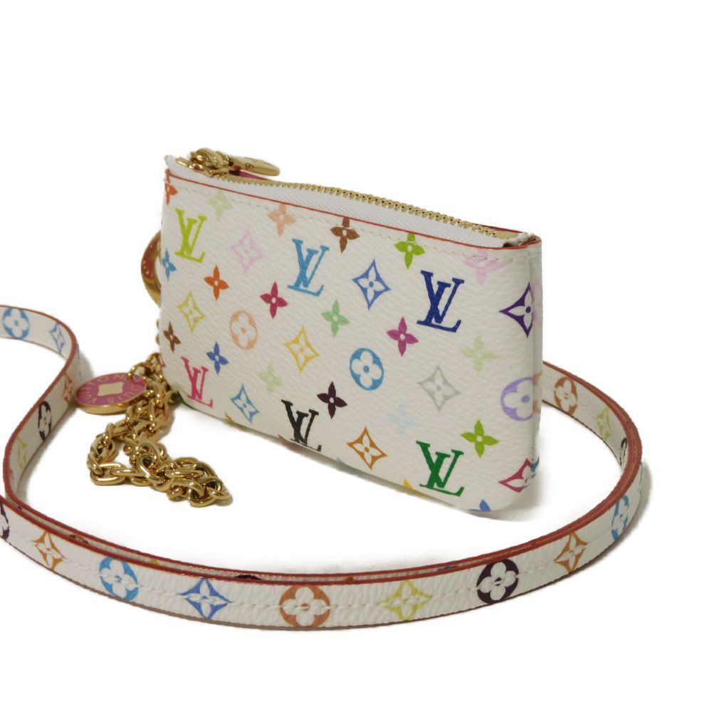 LOUIS VUITTON Coin case M14099 Monogram multicolor canvas white Monogram multicolor LVxTM Phone Holder