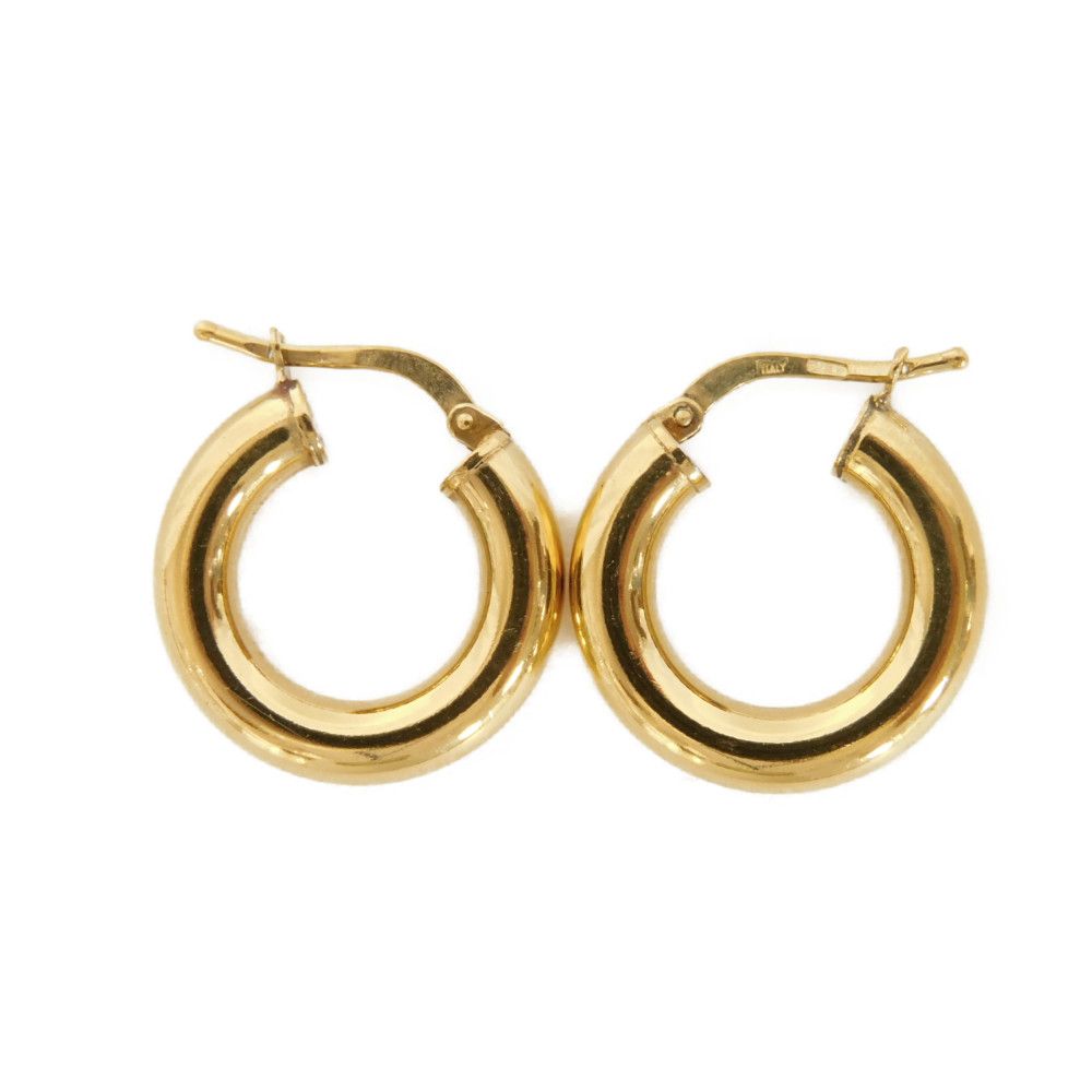 BOTTEGAVENETA Pierce 573452 VAHU0 8120 Ag925 (18K finish) gold Argent Oro Giallo Essential