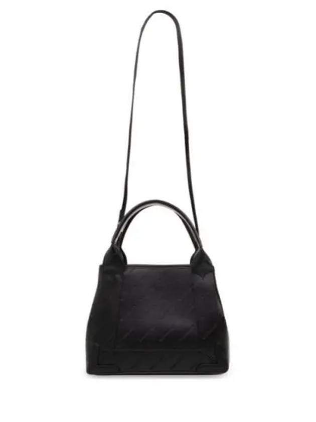 Luxury Balenciaga Trending 2025 Navy XS Embossed Logo Tote Bag Black
