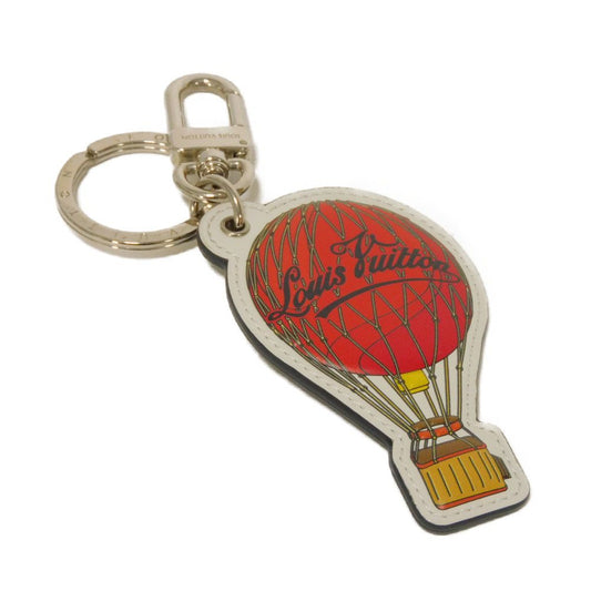 LOUIS VUITTON key ring M68668 Calf leather Red Damier Graphite Porto Cres Illustre Balloon