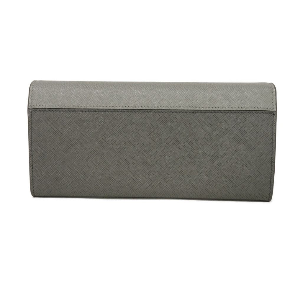 PRADA Bifold Wallet 1MH132 2E3O F0PGW Safiano leather (stamped) Marmo logo Saffiano Stripe Long Flap Wallet