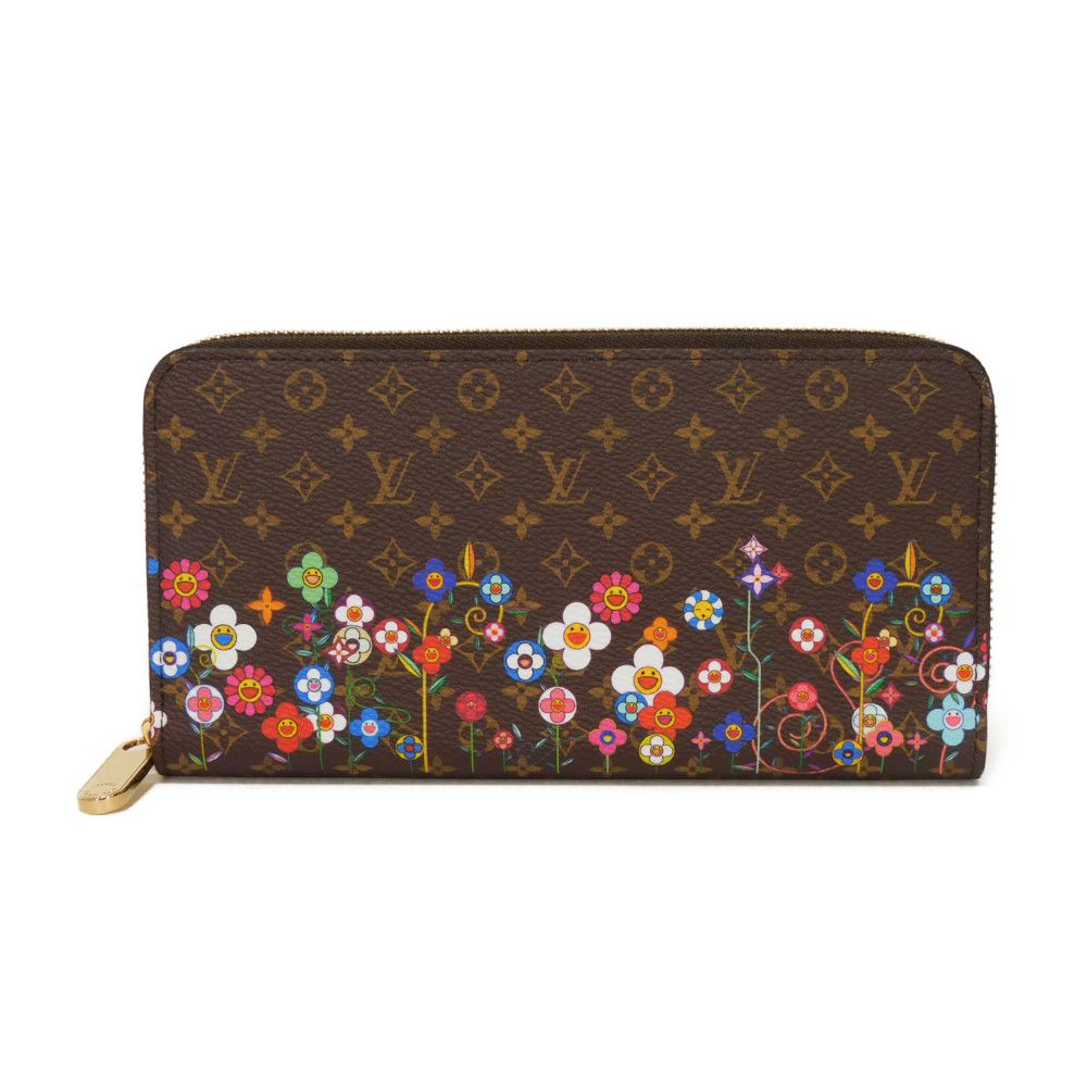 LOUIS VUITTON Long Wallet Purse M14162 Monogram canvas pink Monogram Flower LVxTM Zippy Wallet