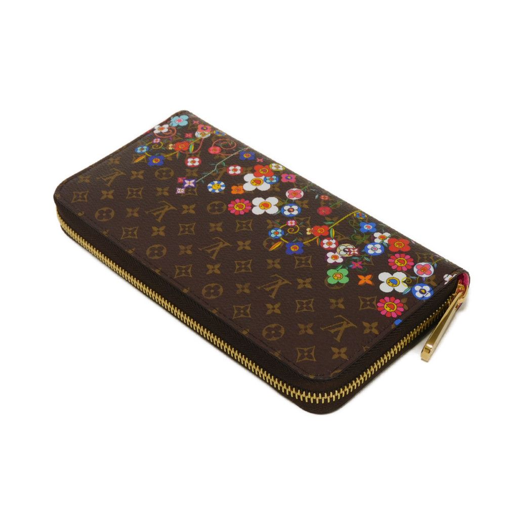 LOUIS VUITTON Long Wallet Purse M14162 Monogram canvas pink Monogram Flower LVxTM Zippy Wallet