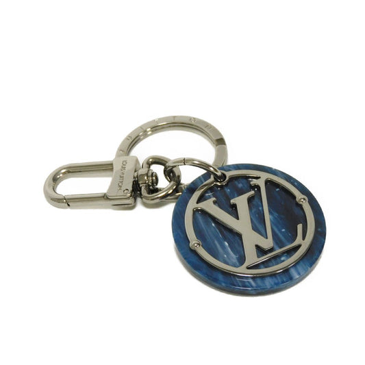 LOUIS VUITTON key ring MP2721 plastic blue LV circle Portocle LV Token