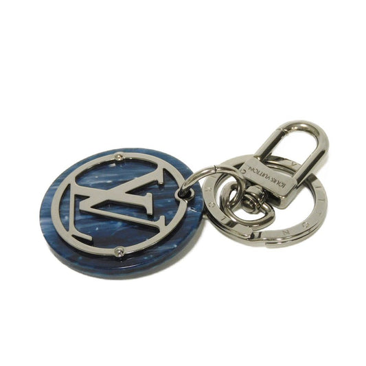 LOUIS VUITTON key ring MP2721 plastic blue LV circle Portocle LV Token