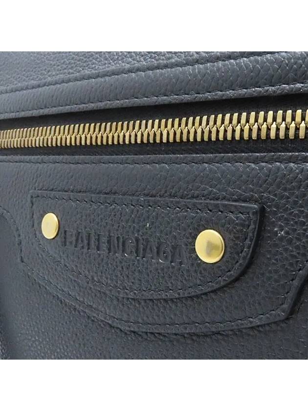 Luxury Balenciaga Trending 2025 652490 Black Grain Calfskin Neo Classic Clutch