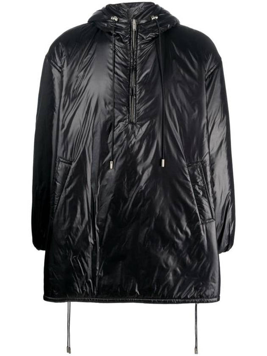 Luxury Saint Laurent Trending 2025 Cassandre Anorak Black
