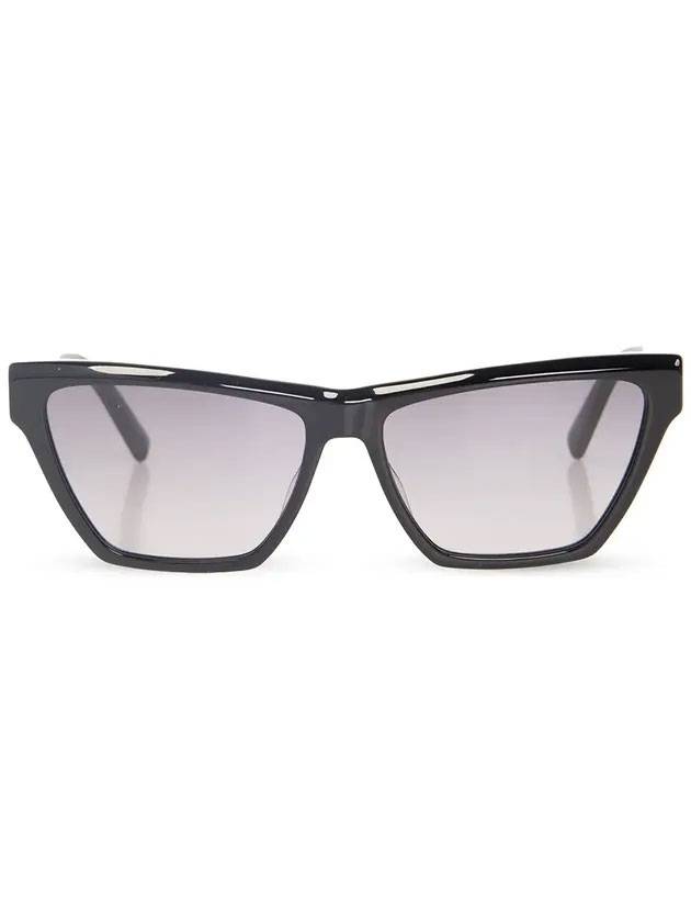 Luxury Saint Laurent Trending 2025 SL M103 Gold Logo Cat Eye Sunglasses Black