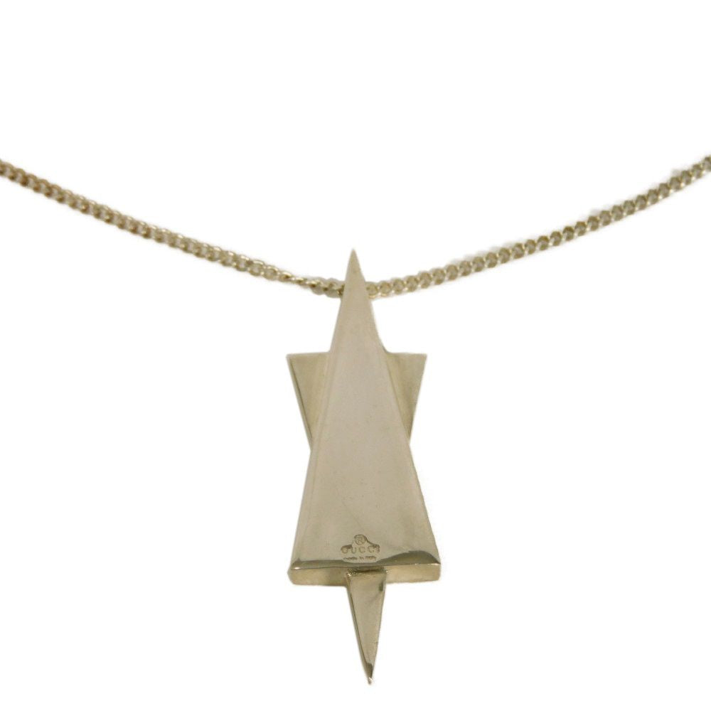 GUCCI Necklace 925 Silver logo Star of david