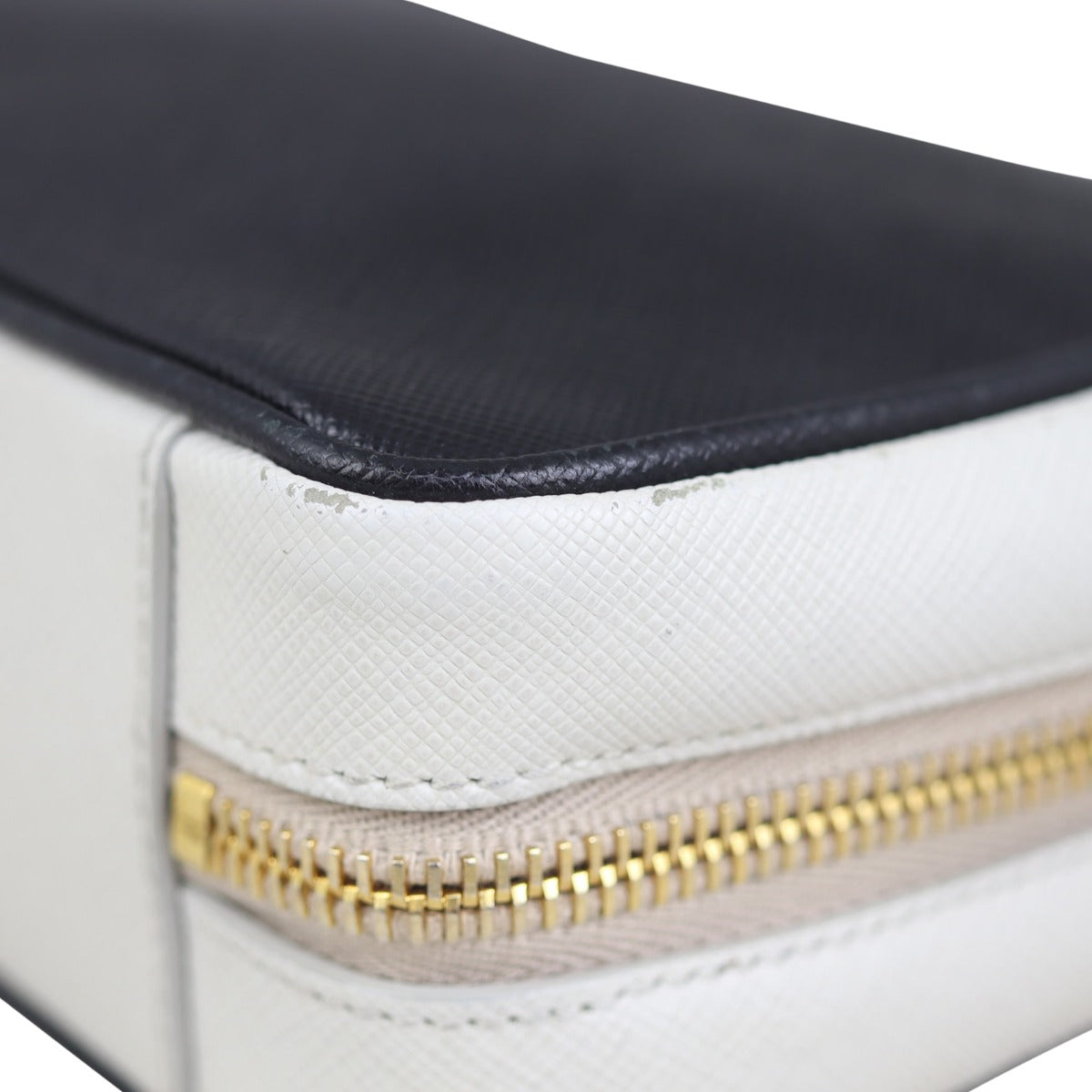Prada Saffiano Camera Crossbody Chain Bag