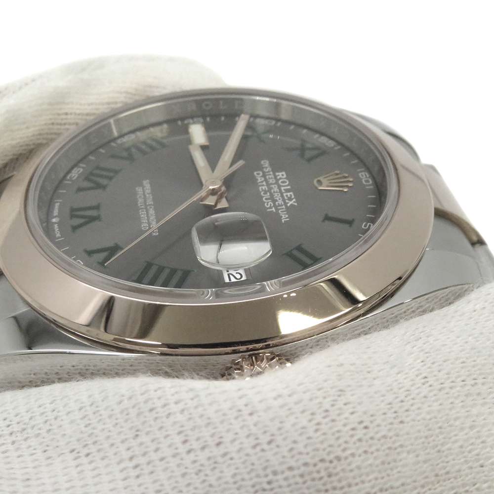 ROLEX Datejust 41 W41mm Stainless Steel K18PG Slate Dial126301