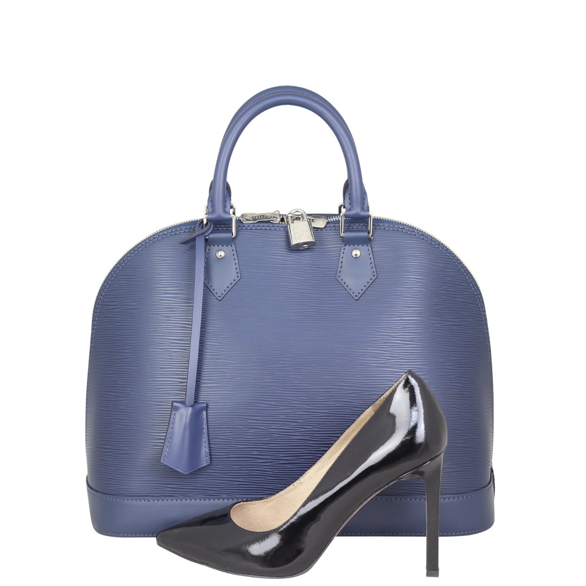 Louis Vuitton Alma MM Epi | Indigo Blue