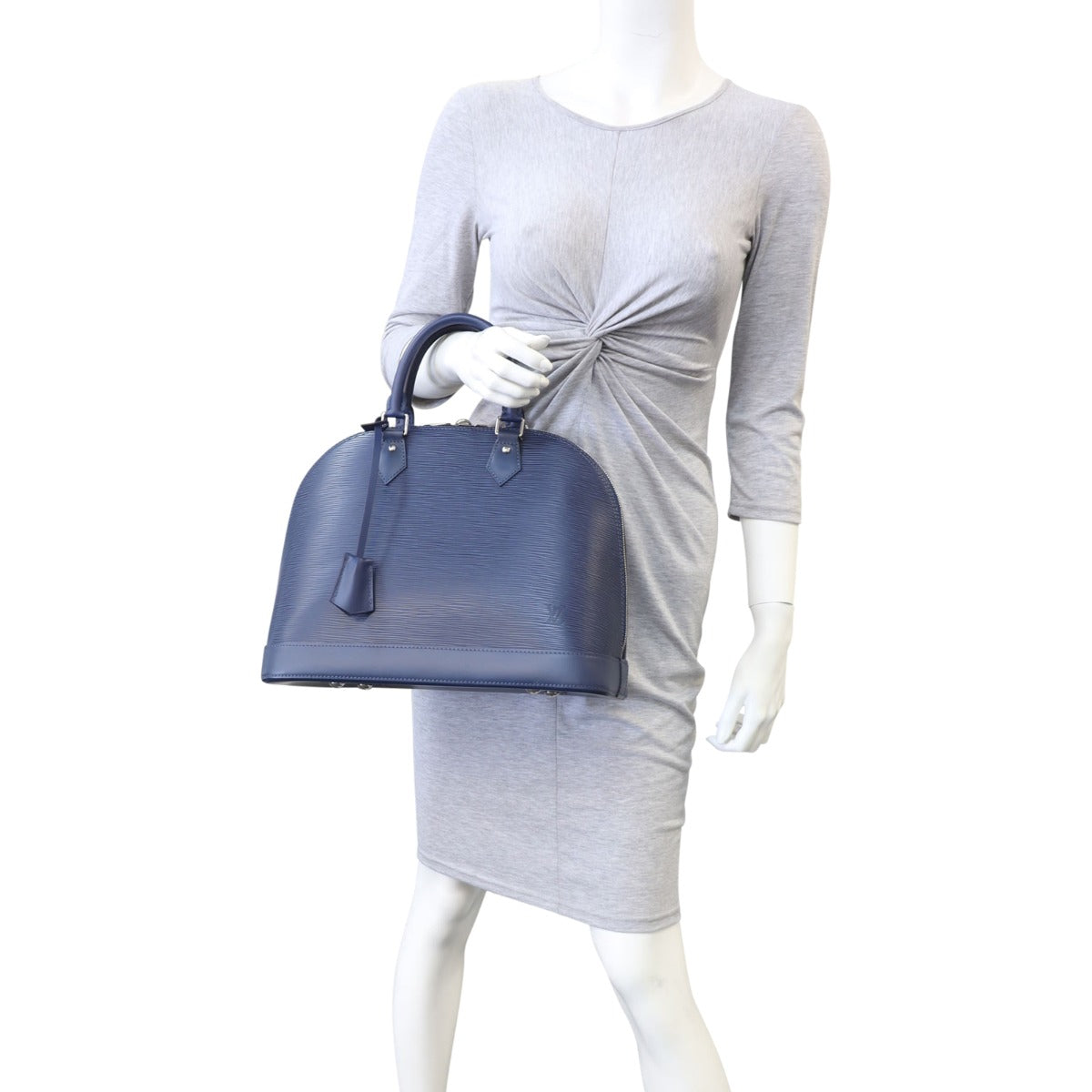 Louis Vuitton Alma MM Epi | Indigo Blue