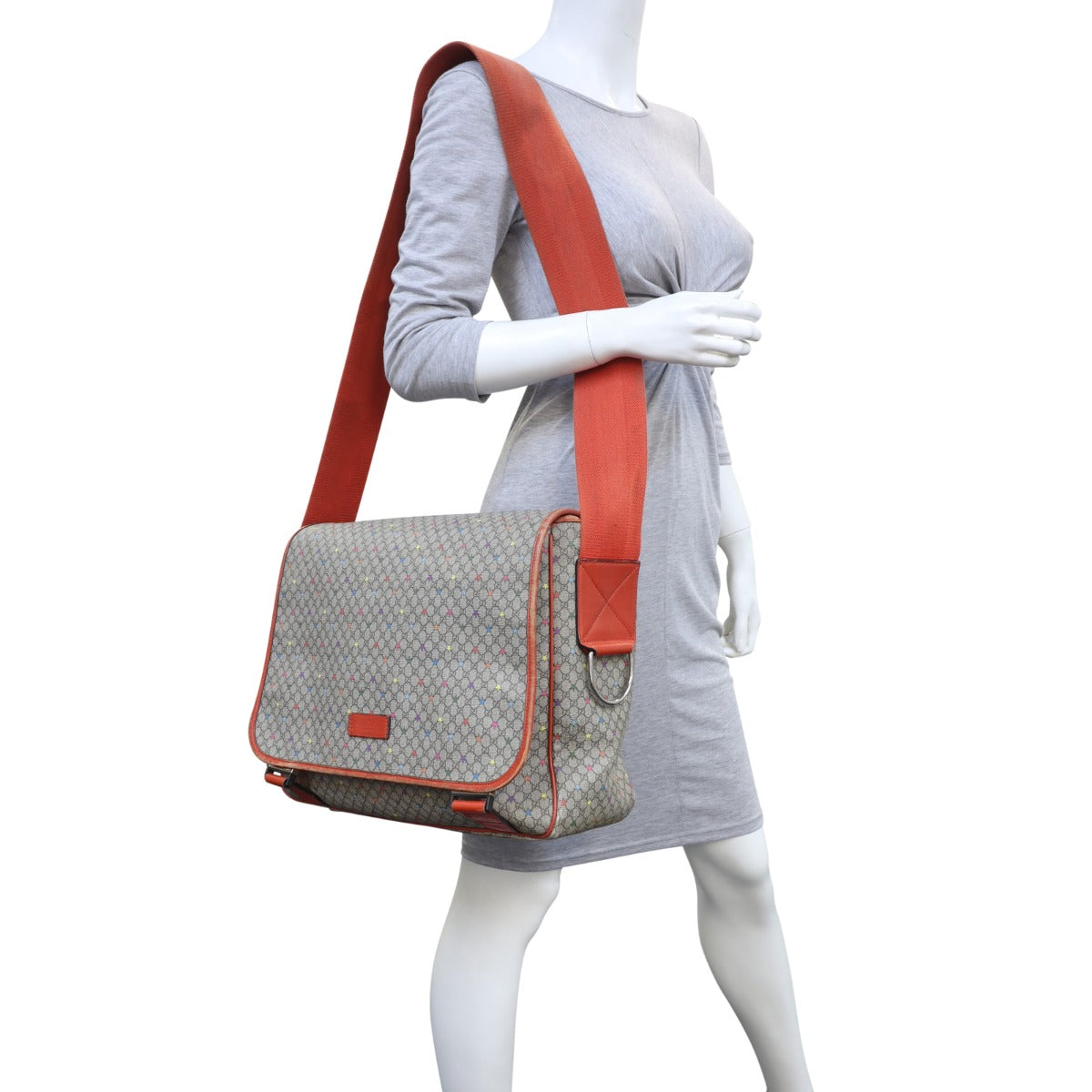 Gucci GG Supreme Stars Diaper Bag