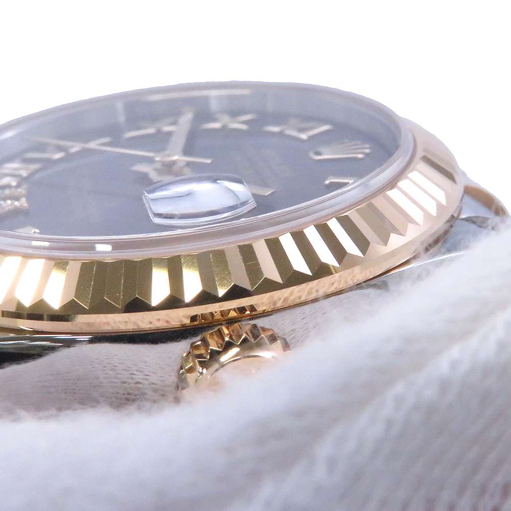 ROLEX Datejust 31 W31mm Stainless Steel K18YG Dark Gray Dial278273