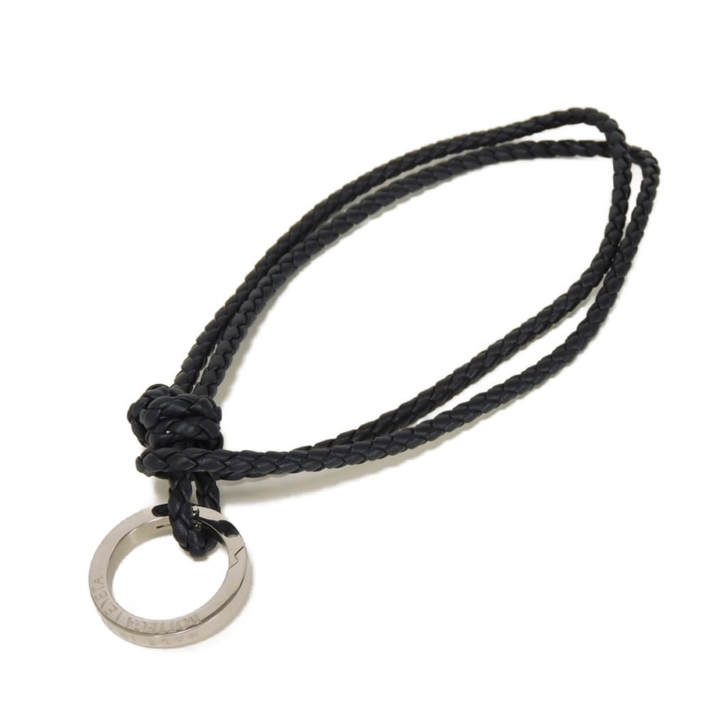 BOTTEGAVENETA strap 758630 VMAY0 8838 lambskin space INTRECCIATO Long Key Ring