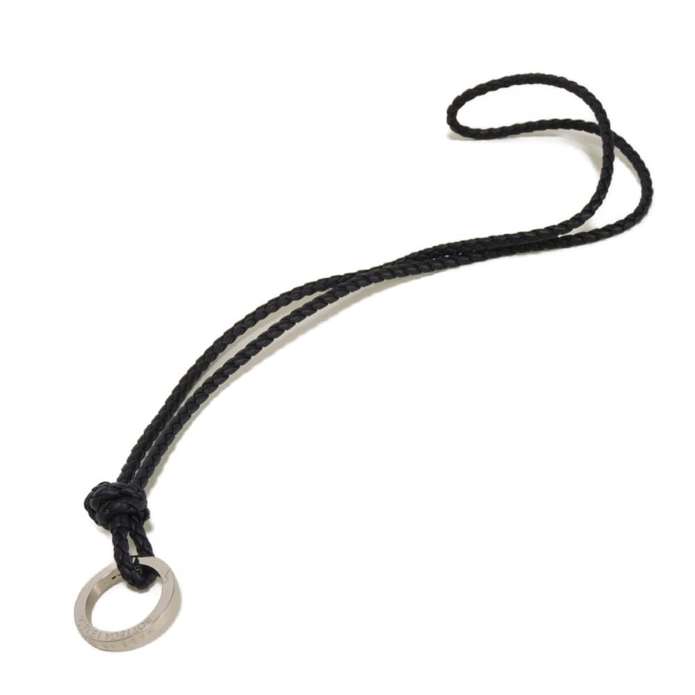 BOTTEGAVENETA strap 758630 VMAY0 8838 lambskin space INTRECCIATO Long Key Ring