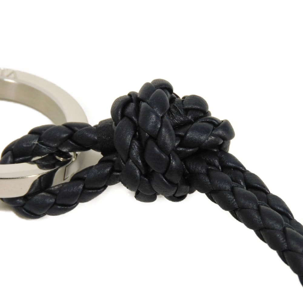 BOTTEGAVENETA strap 758630 VMAY0 8838 lambskin space INTRECCIATO Long Key Ring