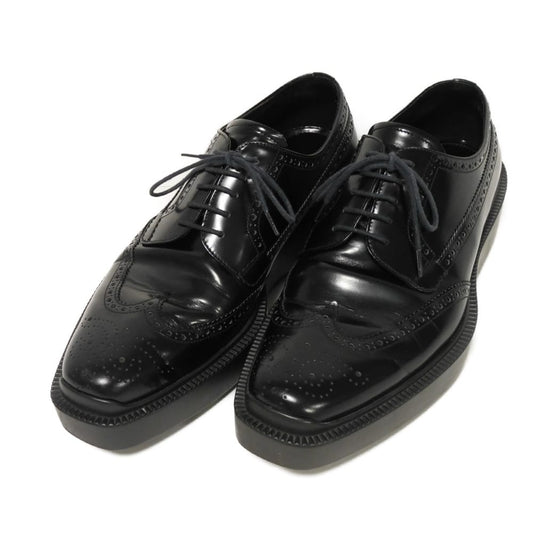 PRADA Dress shoes 2EE153 Calf leather black Plat form Medallion Wingtip