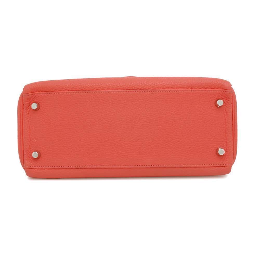 HERMES Kelly Retourne Rose texas Taurillon Clemence Size 28