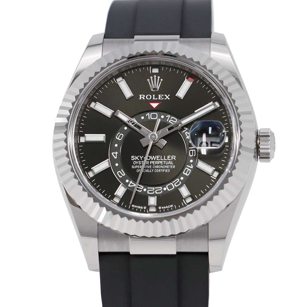 ROLEX Sky-Dweller W42mm 18K White Gold Black Dial336239