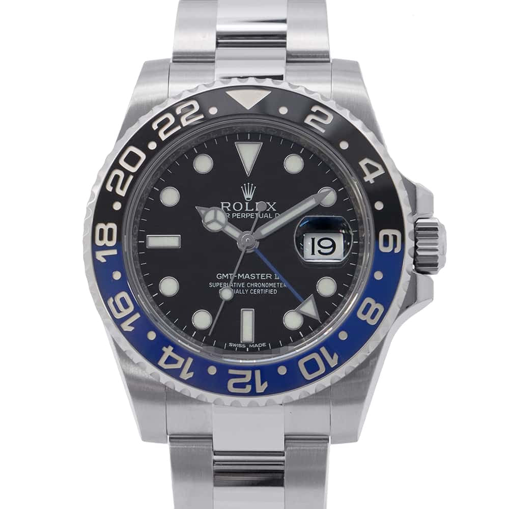 ROLEX GMT MasterII W40mm Stainless Steel Black Dial116710BLNR