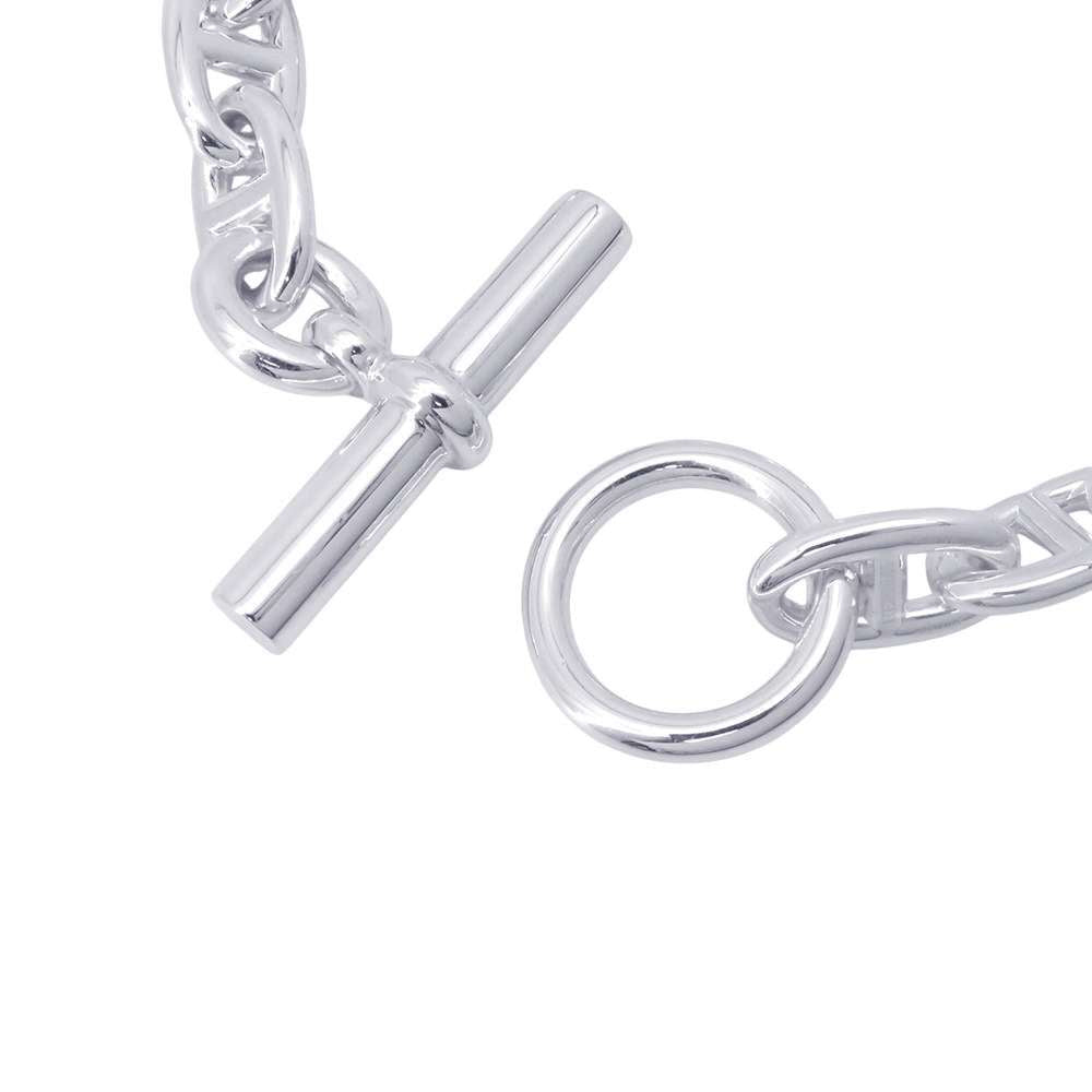 HERMES Chaine d'Ancre Bracelet 15 frames Size MM SV925