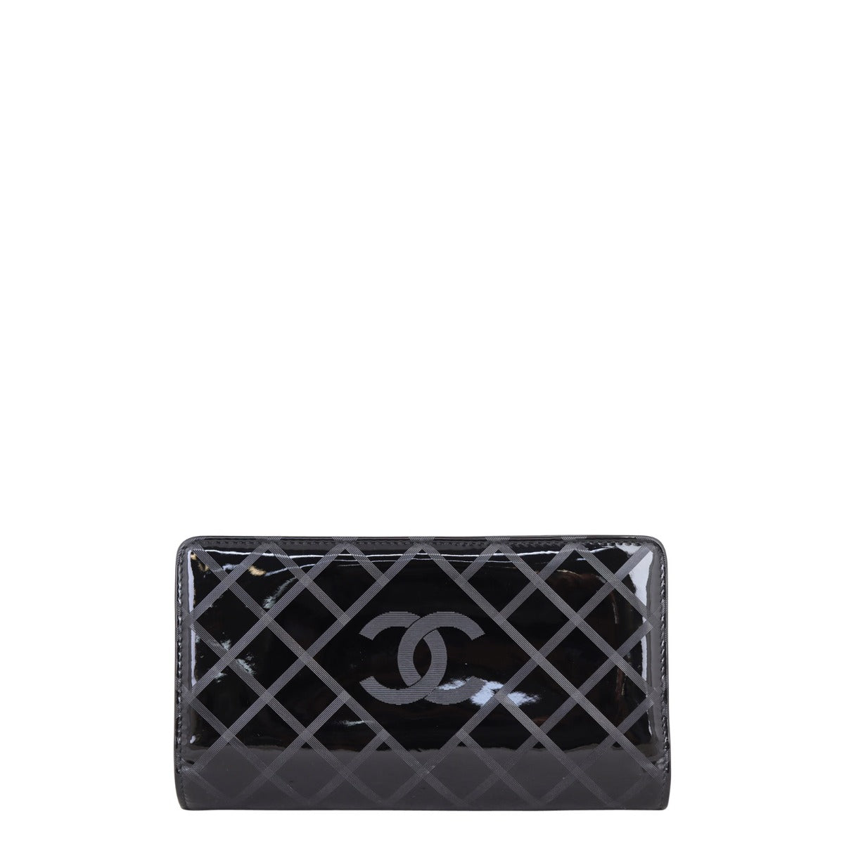 Chanel Vinyl CC Yen Wallet