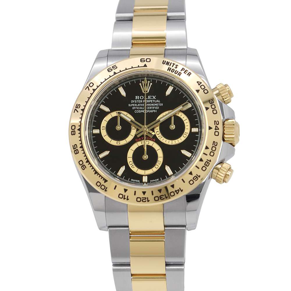 ROLEX Cosmograph Daytona W40mm Stainless Steel K18YG Black Dial126503
