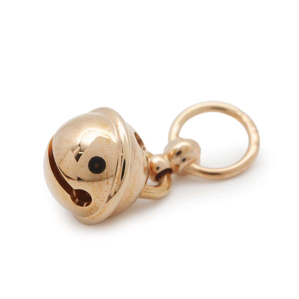 HERMES ScarfRing Twilly ãBellã Pink GoldH603339S 00 Metal