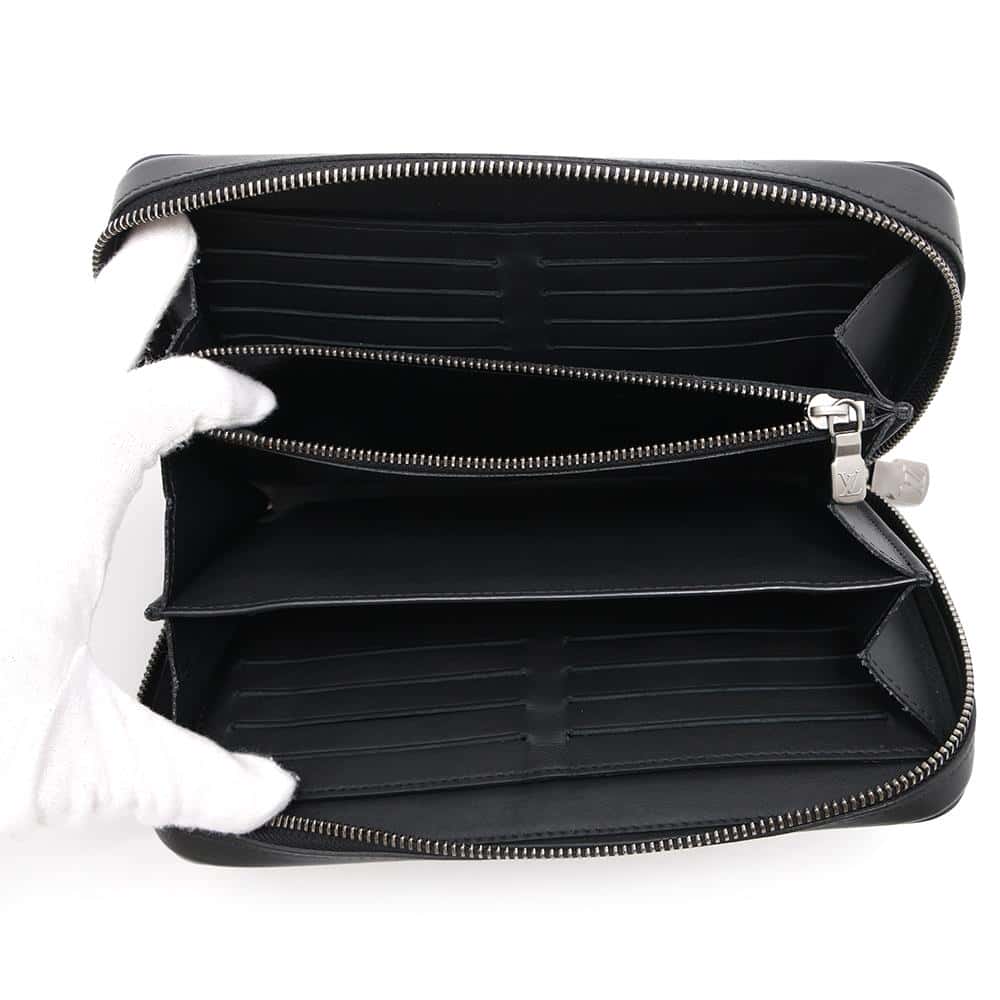 LOUIS VUITTON ZippyXL OnyxN61254 Damier Infini Leather