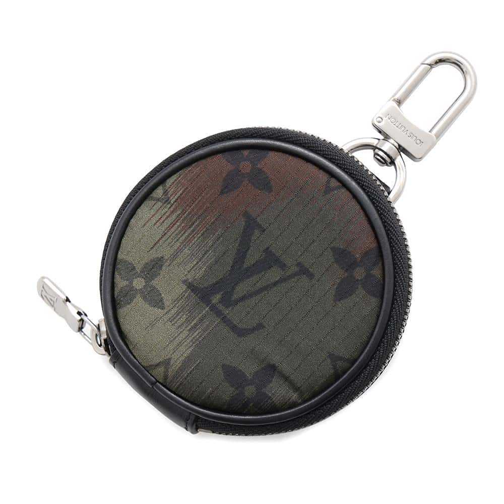 LOUIS VUITTON Porto Craie / Pouch Nylon Khaki/NoirMP2711 Monogramã»Camouflage