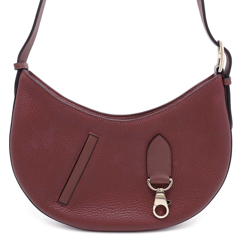 HERMES Petit Arson Rouge H Togo Leather