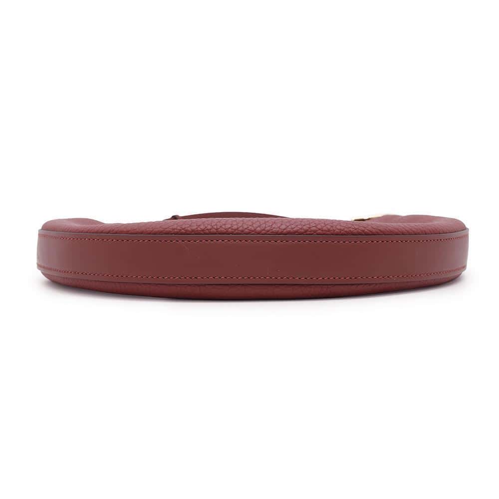 HERMES Petit Arson Rouge H Togo Leather