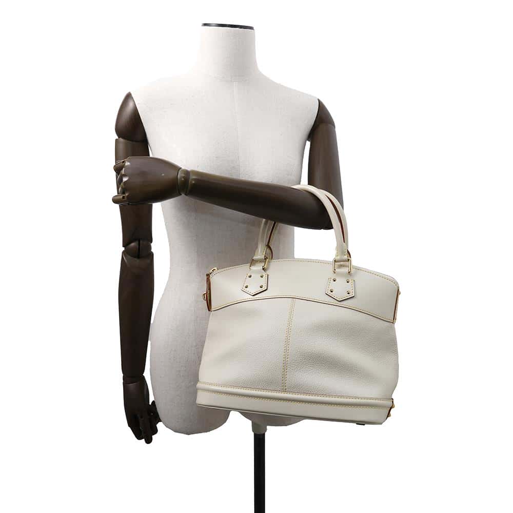 LOUIS VUITTON Lock It BlancM91887 Suhaliã»Leather Size PM